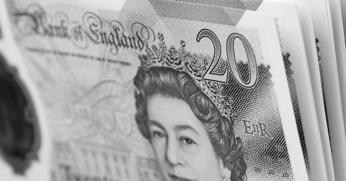 Image of a £20 note